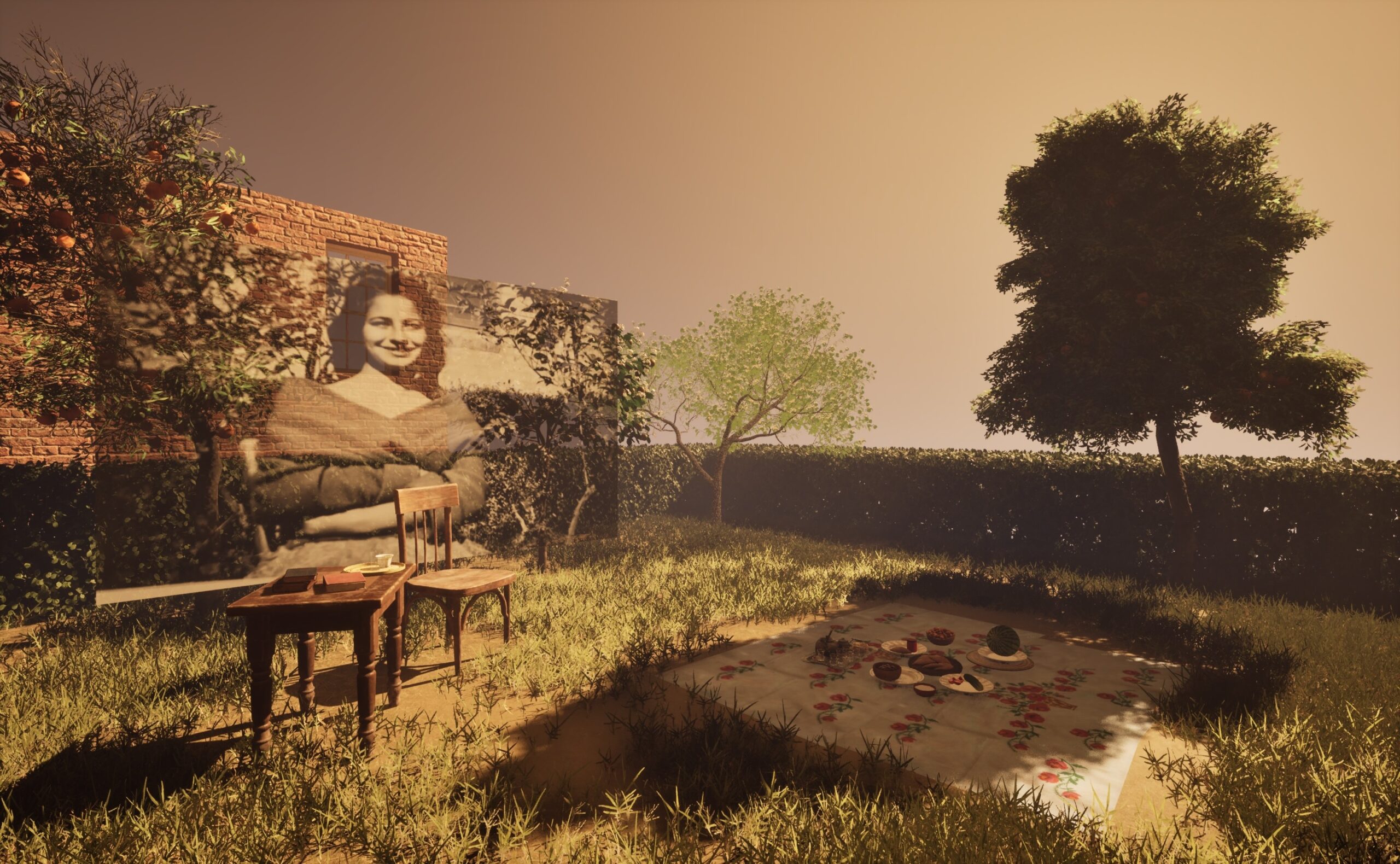 Screengrab from House of Memory / بيت الذاكرة Virtual Reality experience