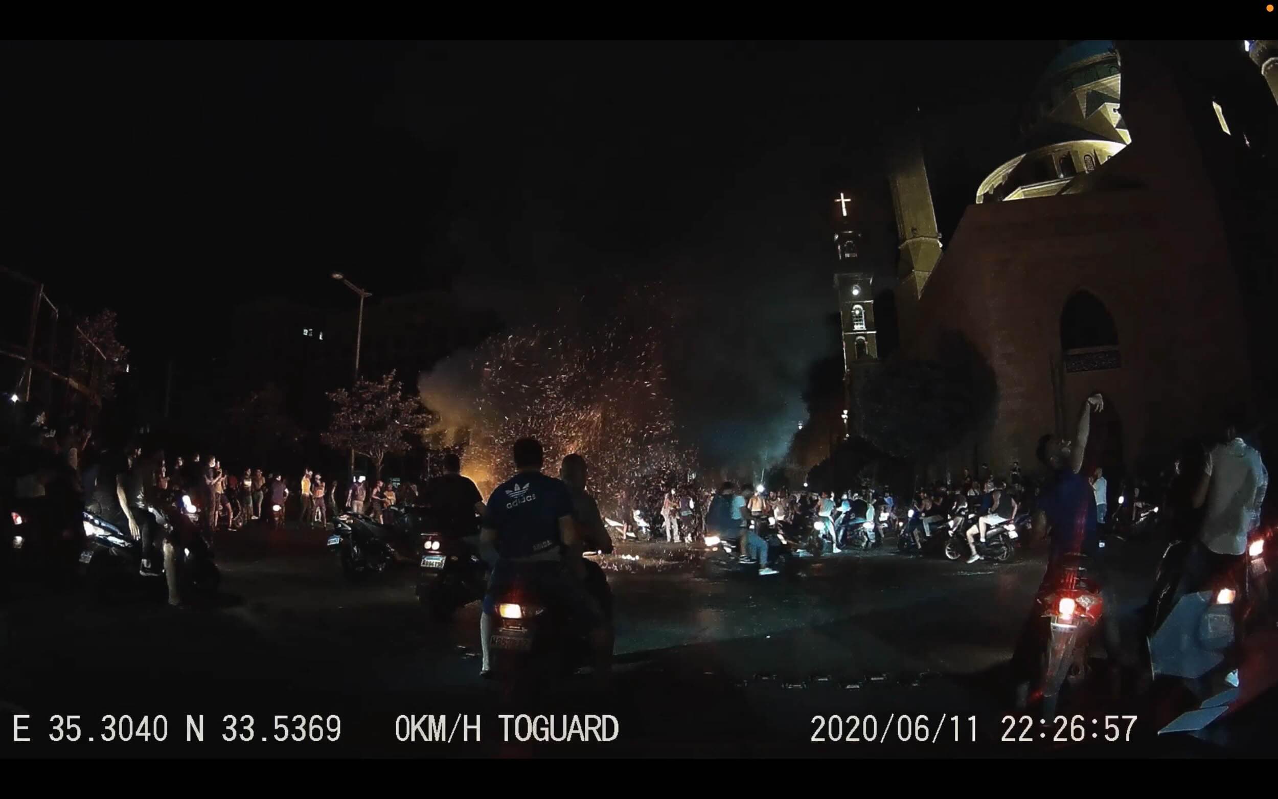 Sirine Fattouh, Behind the Shield, 2022, film still, 57 min. Courtesy Sirine Fattouh